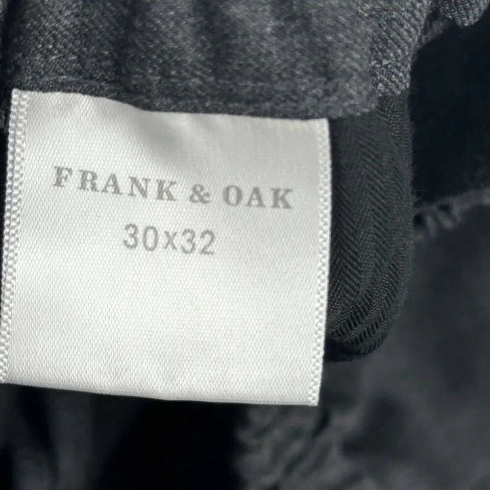Frank & Oak Dress Pants Men's Size 30x32 Wool‎ Blend